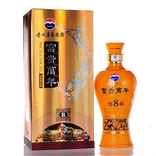 52度<font color=red>茅台</font>富贵万年8年窖藏浓香型白酒