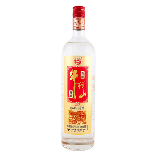 52度牛栏山<font color=red>二锅头</font>红标珍品陈酿20年浓香型白酒