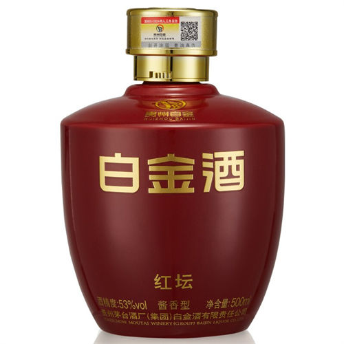 53度<font color=red>茅台</font>白金酒红坛酱香型白酒