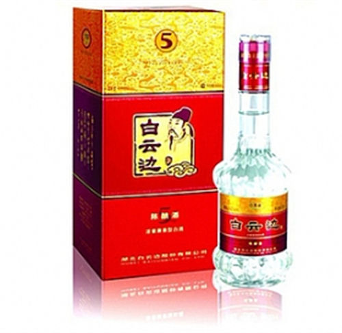 42度<font color=red>白云边</font>5年陈酿浓酱兼香型白酒